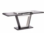 Стол обеденный VOX ЛДСП, 132-172x85x75,5 см, Мрамор черный/Белый Tetchair 19268