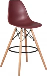 Стул барный DSW BAR (ножки светлый бук, цвет сливовый (R-13))