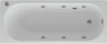 Акриловая ванна Акватек Оберон 170 с гидромассажем и экраном