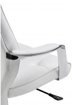Компьютерное кресло Woodville Sarabi white / satin chrome 15424