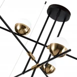 Потолочная люстра на штанге ST Luce Albero SL1507.422.09 (220V, на тросе, шарики, асимметрия)