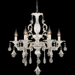 Подвесная люстра Reluce 03589-0.4-06 (220V, на цепи, подсвечник, свеча)