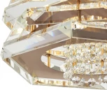 Подвесной светильнк ST Luce Strozzi SL6137.203.04 медь/прозрачный E14 4*40W (220V, на цепи, круглые)