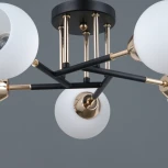 Потолочная люстра на штанге ILLUMICO IL0689-5CSQ-24 BK FGD LIBRA