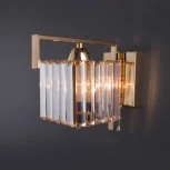 Бра Eurosvet April 10117/1 золото/прозрачный хрусталь Strotskis