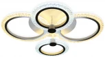 Потолочная люстра Ambrella Acrylica FA4061 (регулировка яркости, LED, 220V, пульт управления, кольцо)