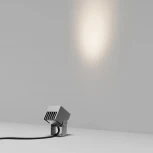 Прожектор светодиодный уличный ALT-BLOCK-S65x65-5W Warm3000 (GR, 15 deg, 230V) (Arlight, IP66 Металл) 054745