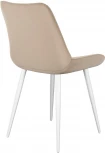 Стул 206М B03 BEIGE, ножки белые Dikline 00-00062223