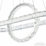 Подвесной светильник Arte Milano Venezia 311311/L1000 NI (регулировка яркости, LED, 220V, хрусталь, пульт управления, на тросе, кольцо)