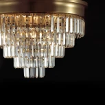 Потолочная люстра Lumion Zaha 5257/8C латунь/хрусталь металл/прозрачный Е14 8*40W 220V (круглые)