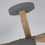 Потолочная люстра Wi-Fi на штанге Turna L10 Grey By ImperiumLoft Turna-B01 (LED, 220V, голосовое управление, умный дом - Алиса)