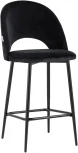 Стул полубарный Stool Group Меган велюр черный УТ000025280
