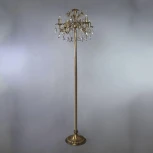 Торшер Ambiente Granada 2118F/4 AB Leaf Crystal