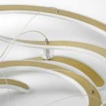 Подвесной светильник ярусный Lussole LSP-7380 (LED, 220V, пульт управления, на тросе)