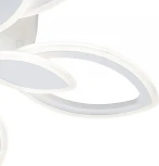 Потолочный светодиодный светильник 84Вт, 6180Лм, 3500-4000К, Ra>80, плавная регулировка мощности, изменение цветовой температуры, ночник,  металл/акрил, белый