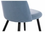 Стул Woodville на металлокаркасе Gabi blue / black 15112