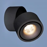 Накладной точечный светильник Elektrostandard Klips DLR031 15W 4200K 3100 черный матовый (LED, 220V)