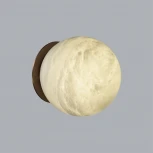 Настенно-потолочный светильник Odeon Light Marbella 6684/5CL латунь/металл/алебастр IP20 LED 5W 3000/4000 (220V, шар)