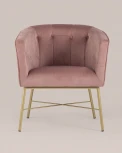 Кресло Stool Group Шале велюр розовый УТ000005602