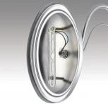 Бра Lumion Incanto 8034/1W металл/стекло, хром/прозрачный E14 1*40W 220V (подсвечник, свеча)