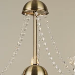 Подвесная люстра Reluce 04458-0.4-05 (220V, подвески, на цепи, подсвечник, свеча)