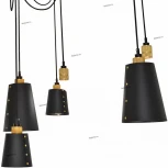 Подвесной светильник Lussole Loft Shirley LSP-9869 (220V, на проводе, паук, IP21)