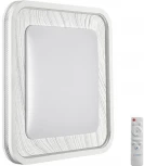 Настенно-потолочный светильник Sonex Mavi Wood 7682/EL пластик/сер под дер LED 70Вт 3000-6000K 507х507 IP43 пульт ДУ (220V)