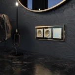 Умный сенсорный выключатель двухклавишный (шампань) Werkel W4520611 (a048329)