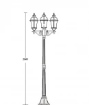 Наземный фонарь Oasis Light 95208L B Gb (220V, IP44)