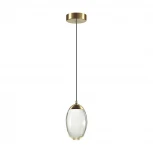 Подвесной светильник светодиодный Odeon Light Loop 7159/3L бронза/хрусталь/металл IP20 LED 3W 400Лм 3000K 220V (на проводе)