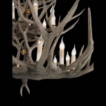 Подвесная люстра ST Luce Renna SL154.703.27 (220V, на цепи, подсвечник, свеча, рога)