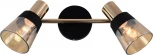 Спот Escada Brandy 684/2A 2x40Вт E14, металл/стекло, чёрный/золото