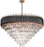 Подвесная люстра каскадная большая Loft It Eclair 10206/1000 (220V, хрусталь, на цепи)