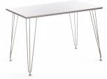 Стол STAR ЛДСП/металл, 110х70х75 см, белый топ/белые ножки Tetchair 19240