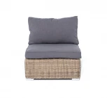 Модуль диванный прямой с подушками, цвет соломенный 4SIS Лунго YH-C1032W