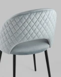 Стул Stool Group Меган NEW велюр с ромбами серый УТ000035475