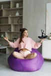 Кресло мешок Dreambag Груша Фиолетовое (Оксфорд) (2XL, Классический) 5000631
