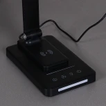 Офисная настольная лампа с беспроводным ЗУ светодиодная Reluce 05501-0.7-01 BK (220V, сенсорный выключатель)