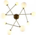 Потолочная люстра на штанге Evoluce Fantini SLE2211-302-09 (220V, шарики)