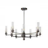 Подвесная люстра на штанге AM Group INDIGO INDIGO SP10 PEARL BLACK (220V)