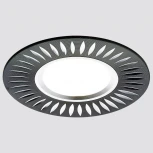 Встраиваемый точечный светильник Ambrella Алюминий С Узором A507 BK/AL (220V)