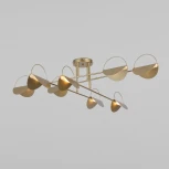 Потолочная люстра Wi-Fi на штанге Eurosvet Grazia 70148/8 (220V, управление смартфоном, голосовое управление, умный дом - Minimir Home, Алиса, Маруся, Салют)