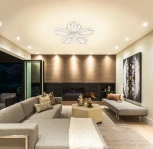 Потолочная люстра Natali Kovaltseva Led Lamps 81124 (регулировка яркости, 220V, пульт управления, цветы)