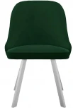 Стул 266 поворотный, К13 изумруд, ножки белые Dikline 00-00062904