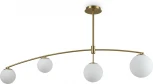 Потолочная люстра на штанге Freya Hanger FR5443CL-04BS (220V, шарики)