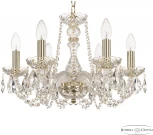 Подвесная люстра Bohemia 119 119/6/165 G (220V, подвески, на цепи, подсвечник, свеча)