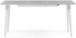 Стол раскладной Notta Денвер Лофт 120 25 мм бетон / белый матовый 506945