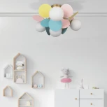 Потолочная люстра Loft It Matisse 10008/4C Mult (для детской, 220V, шарики, для девочки)