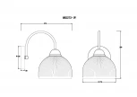 Бра MyFar Flora MR2272-1W (220V)