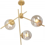 Потолочная люстра на штанге V4057-8/3PL Vitaluce (220V, шар)